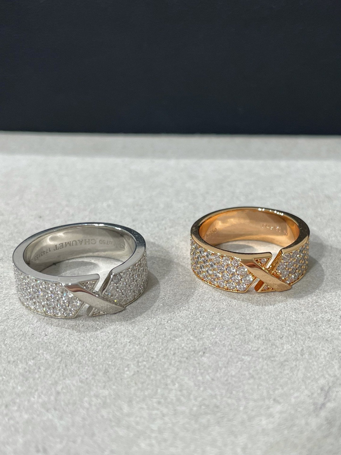 [⭐Glow]LIENS EVIDENCE  DIAMOND PAVED RING