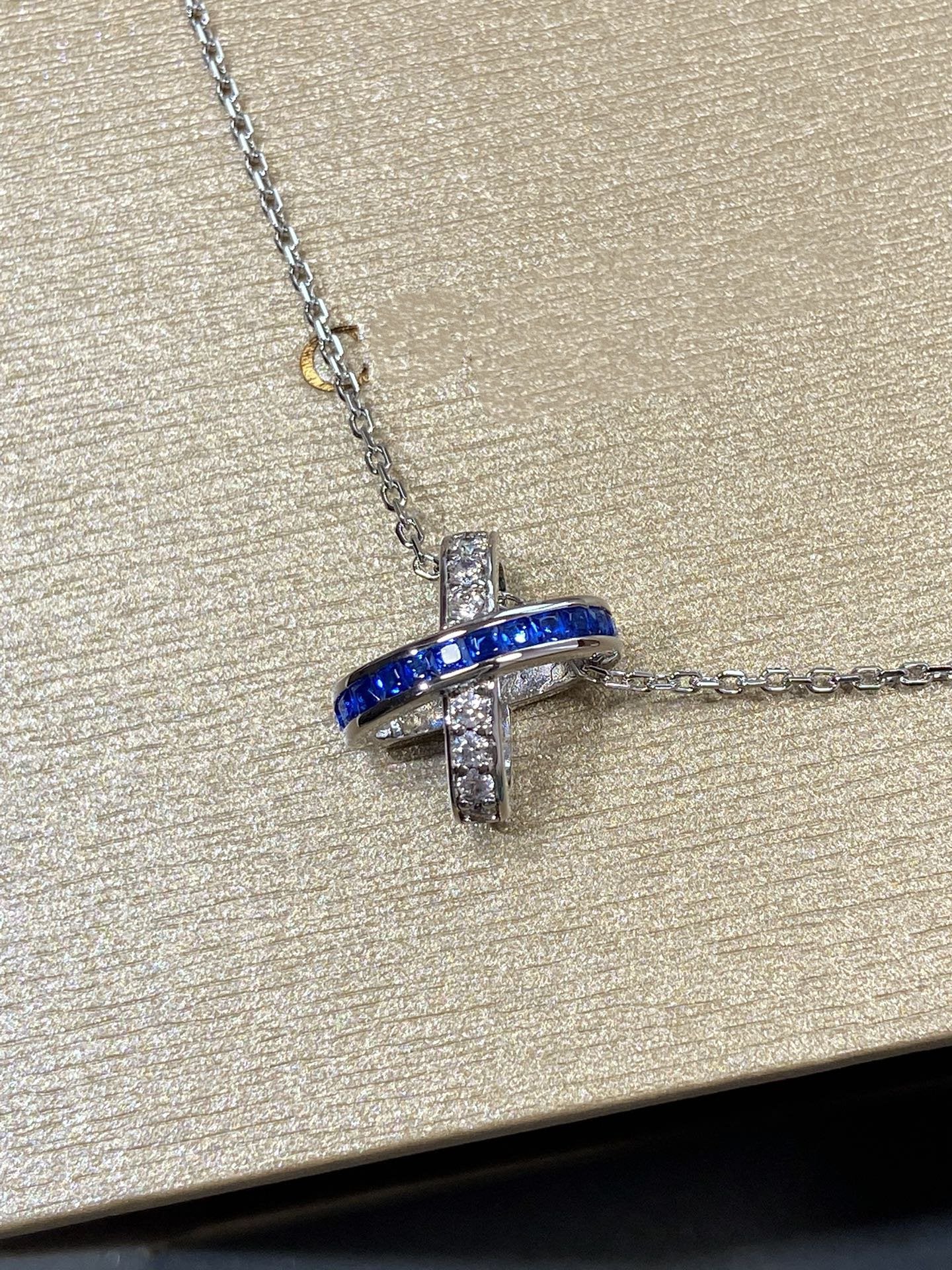 [⭐Glow]LIENS DIAMOND SILVER NECKLACE