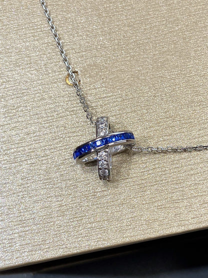 [⭐Glow]LIENS DIAMOND SILVER NECKLACE