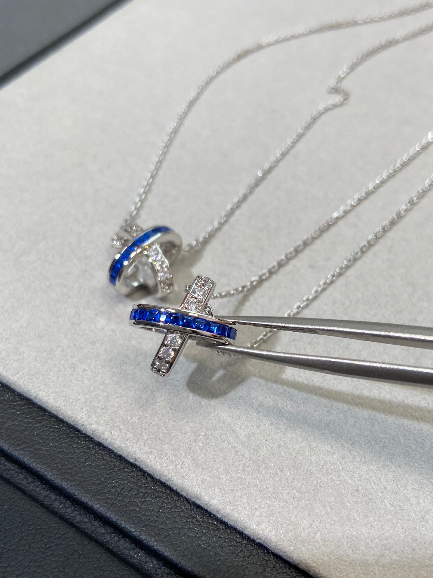 [⭐Glow]LIENS DIAMOND SILVER NECKLACE