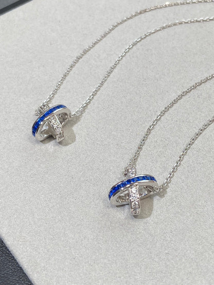 [⭐Glow]LIENS DIAMOND SILVER NECKLACE
