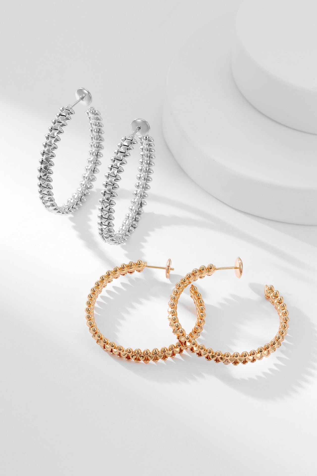 [⭐Glow]CLASH HOOP EARRINGS