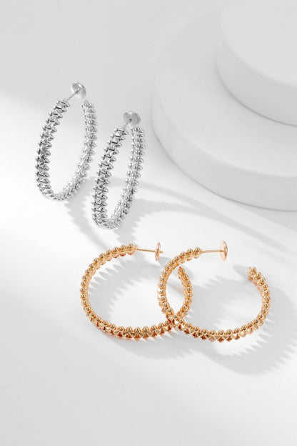 [⭐Glow]CLASH HOOP EARRINGS