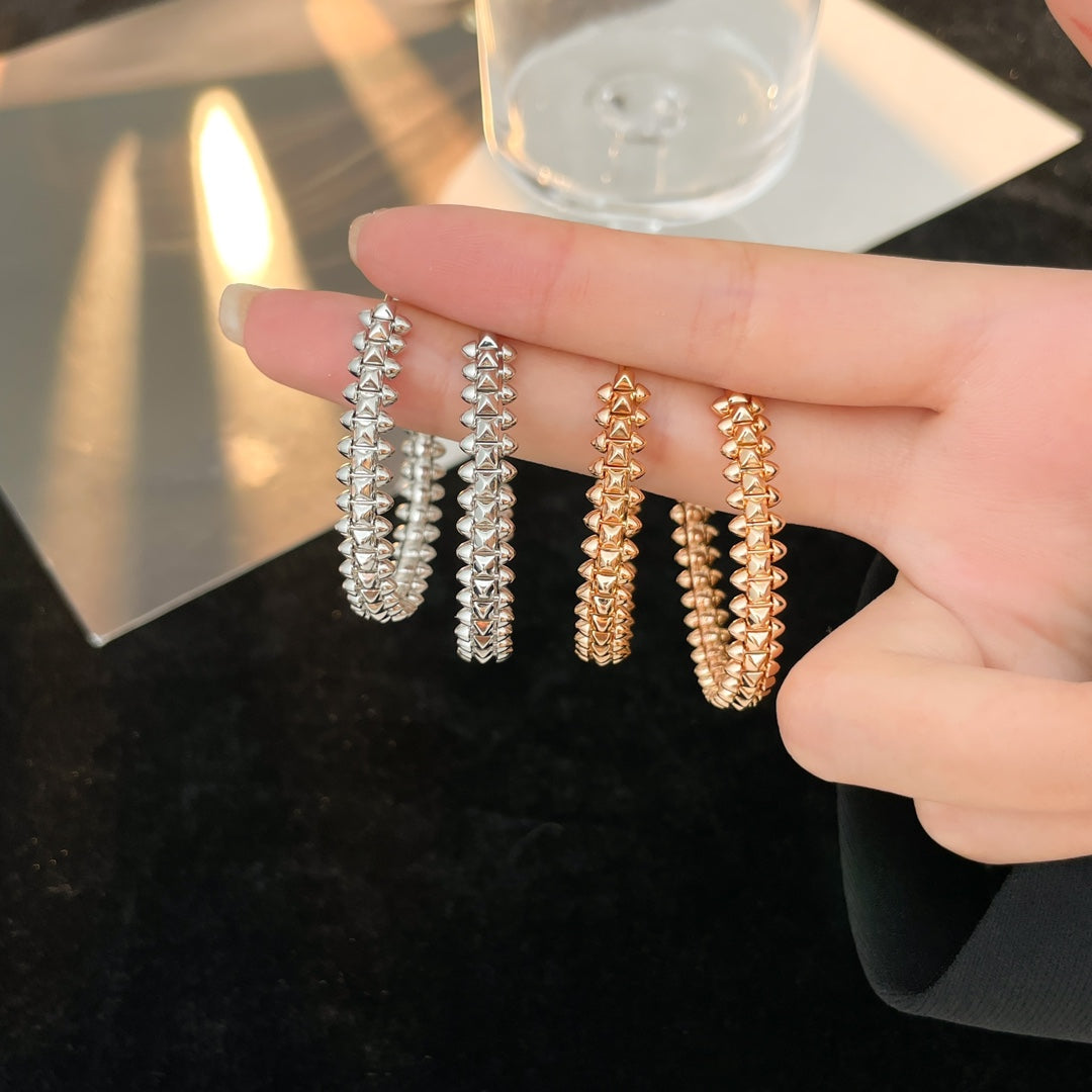 [⭐Glow]CLASH HOOP EARRINGS
