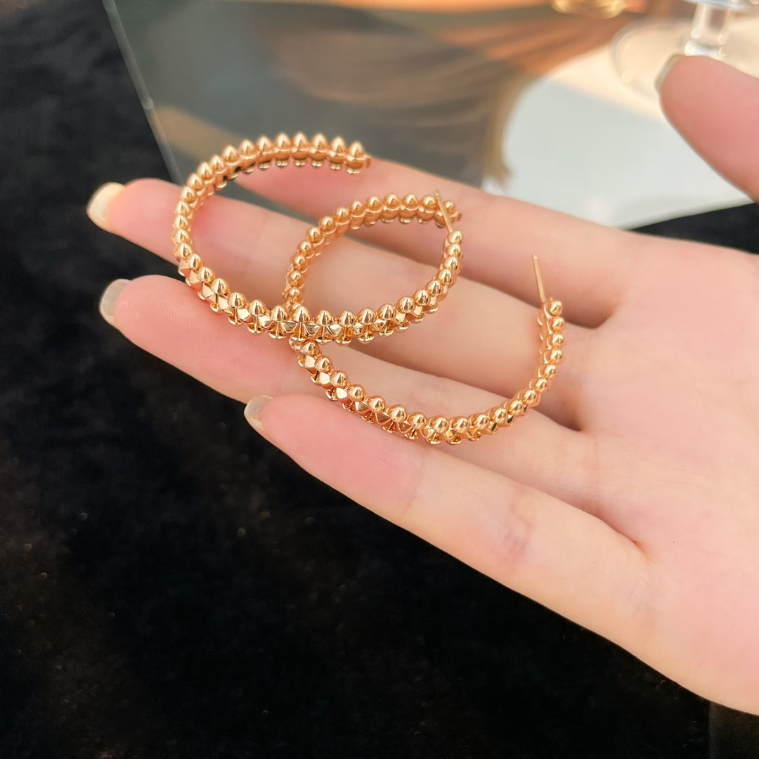[⭐Glow]CLASH HOOP EARRINGS