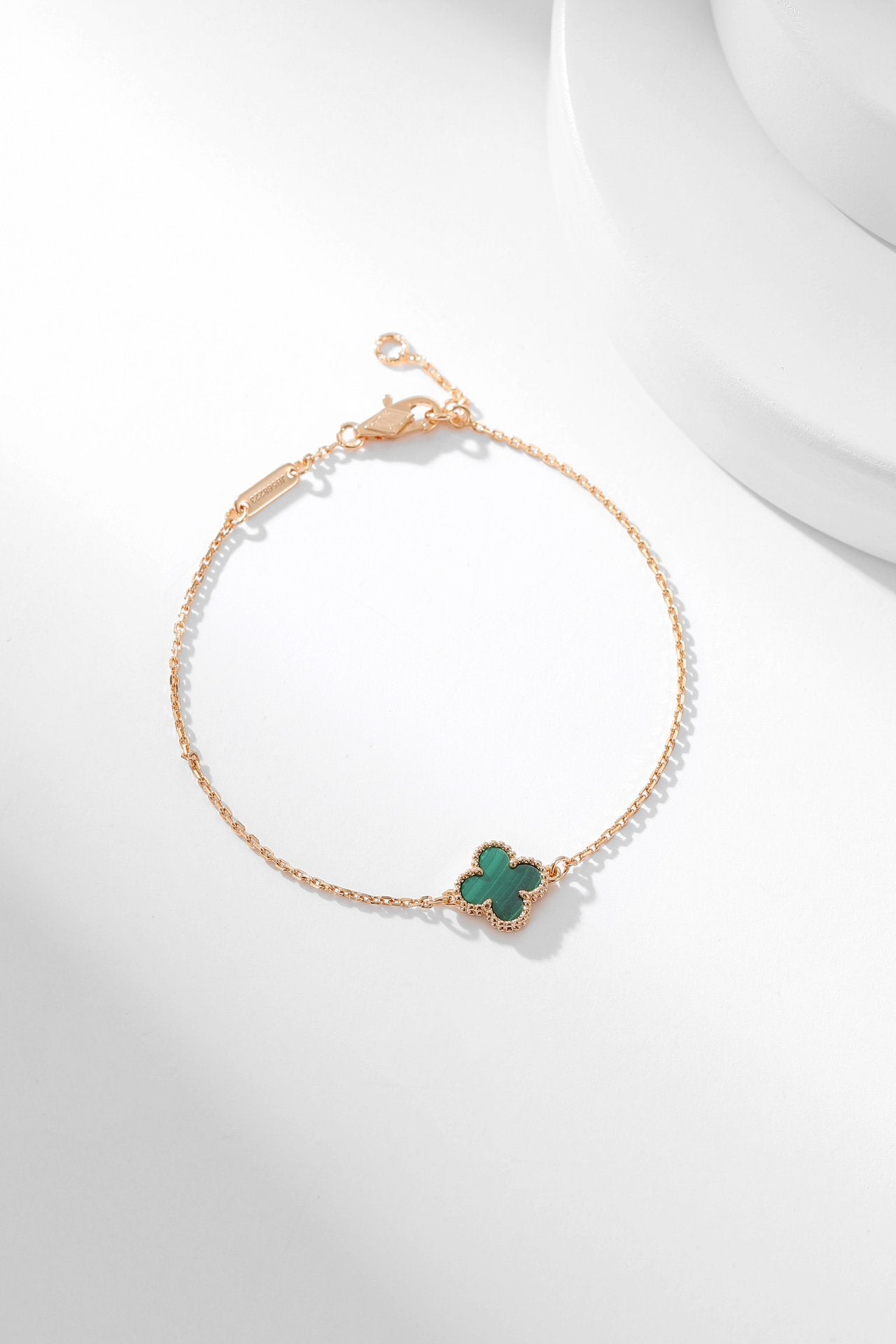 [⭐Glow]CLOVER BRACELET MALACHITE 1 MOTIF