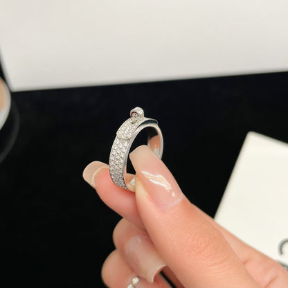 [⭐Glow]KELLY SILVER DIAMOND RING