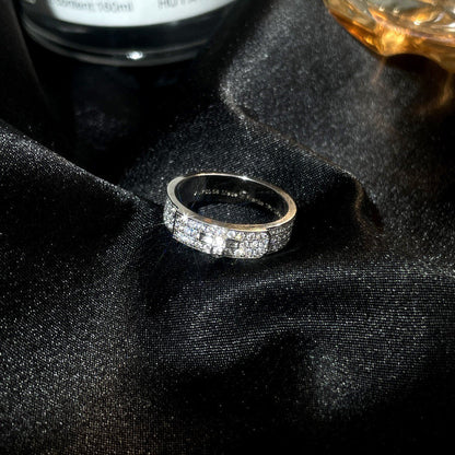 [⭐Glow]KELLY SILVER DIAMOND RING