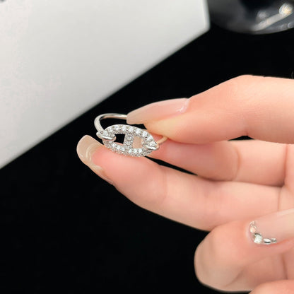 [⭐Glow]RONDE SMALL SILVER DIAMOND RING