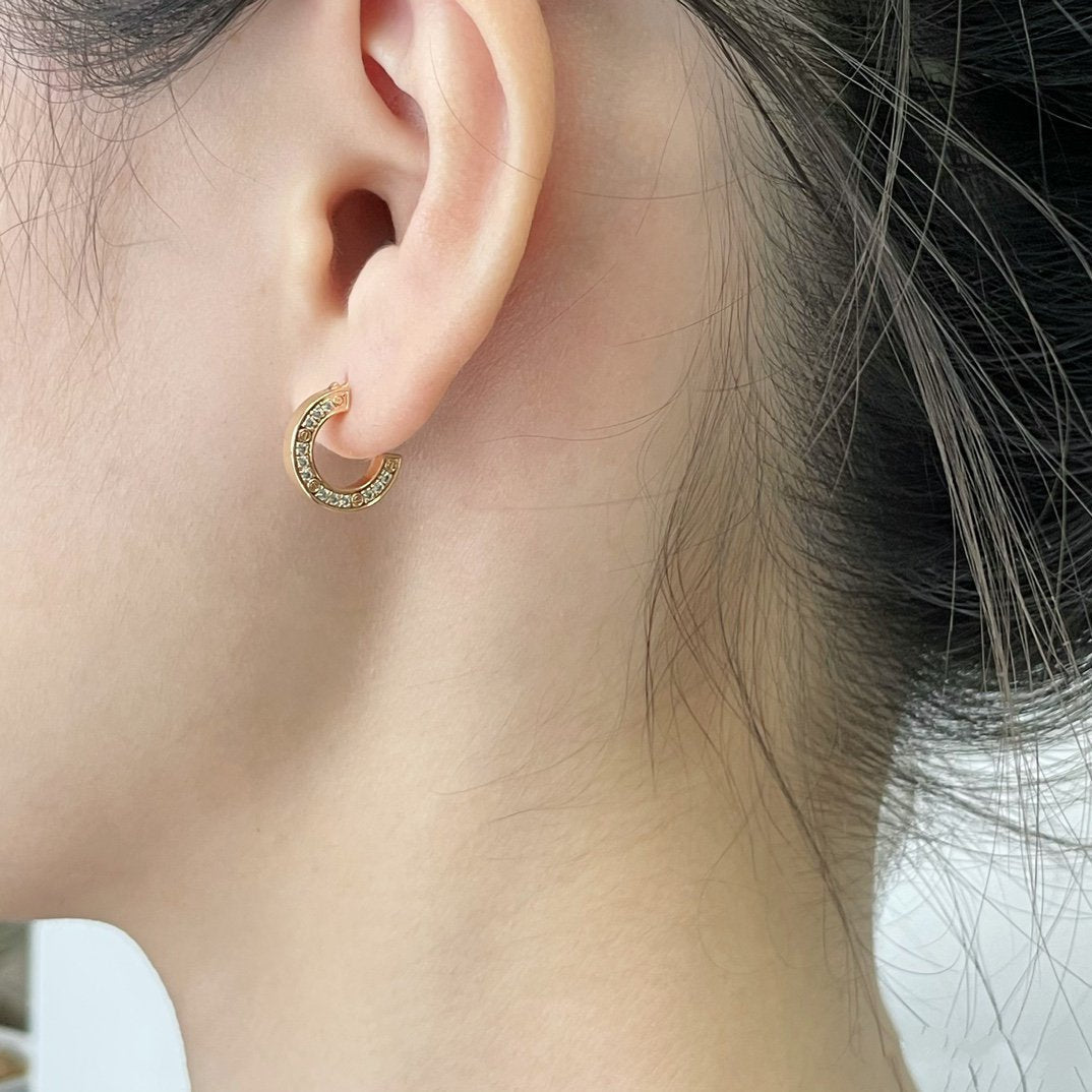 [⭐Glow]LOVE DIAMOND EARRINGS
