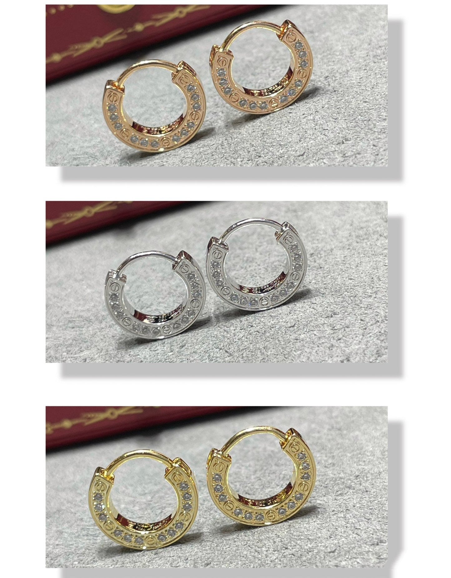 [⭐Glow]LOVE DIAMOND EARRINGS