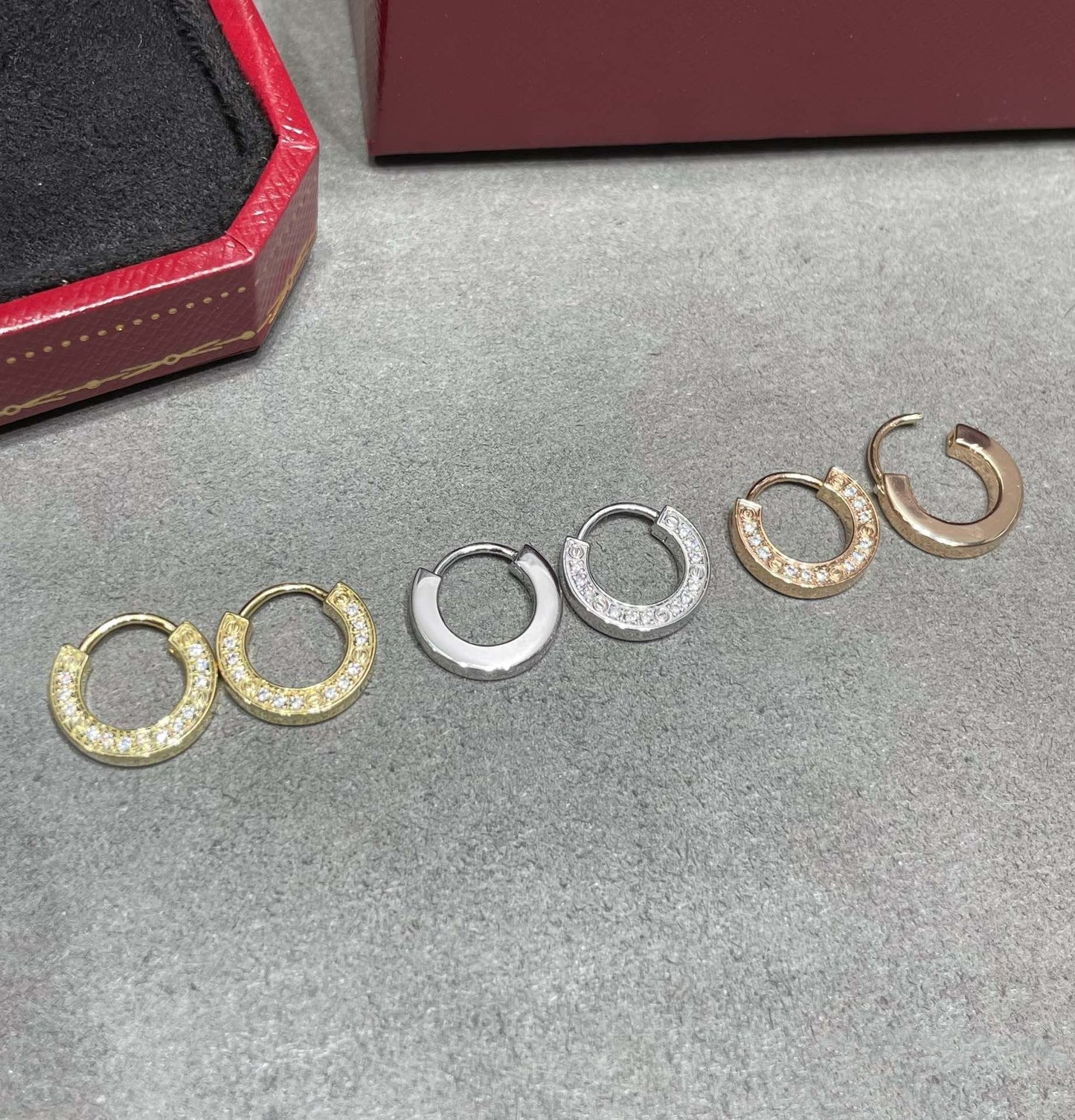 [⭐Glow]LOVE DIAMOND EARRINGS