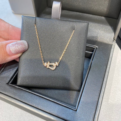 [⭐Glow]FORCE 10 DIAMOND PINK GOLD NECKLACE MINI MODEL
