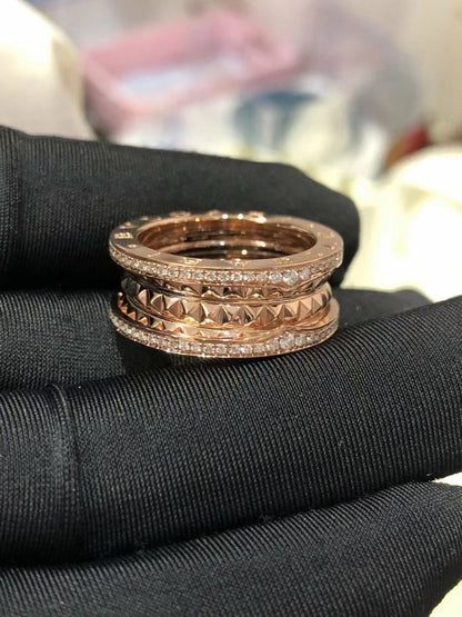[⭐Glow]ZERO 1 ROCK DIAMOND PINK GOLD
