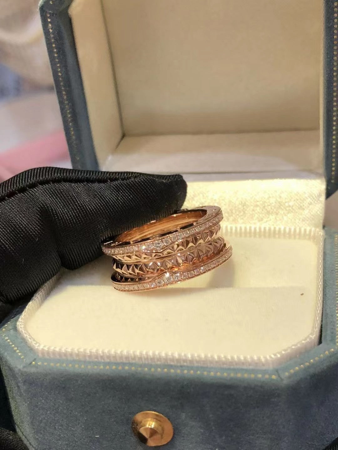 [⭐Glow]ZERO 1 ROCK DIAMOND PINK GOLD