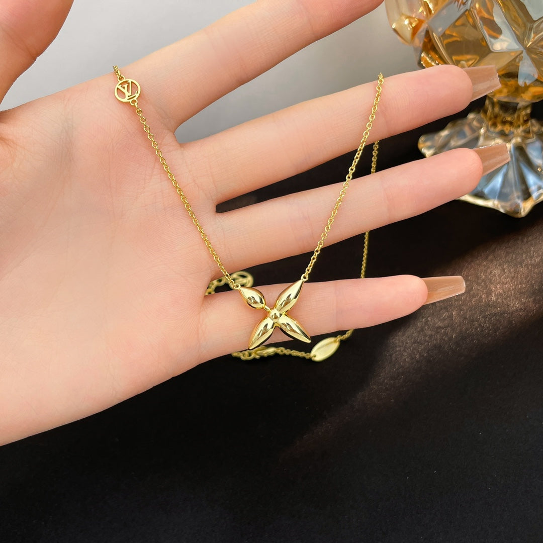 [⭐Glow]LOUISETTE GOLD NECKLACE