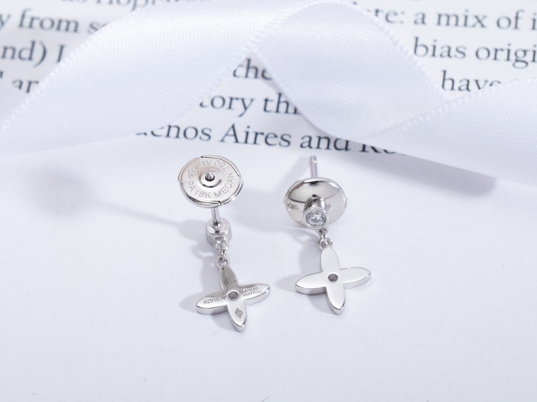 [⭐Glow]VIDYLLE SILVER DIAMOND MINI DROP EARRINGS