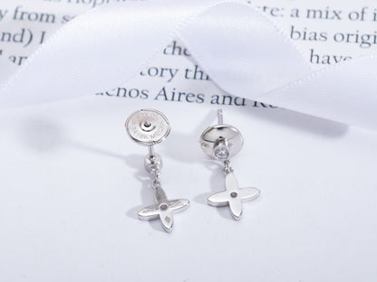 [⭐Glow]VIDYLLE SILVER DIAMOND MINI DROP EARRINGS