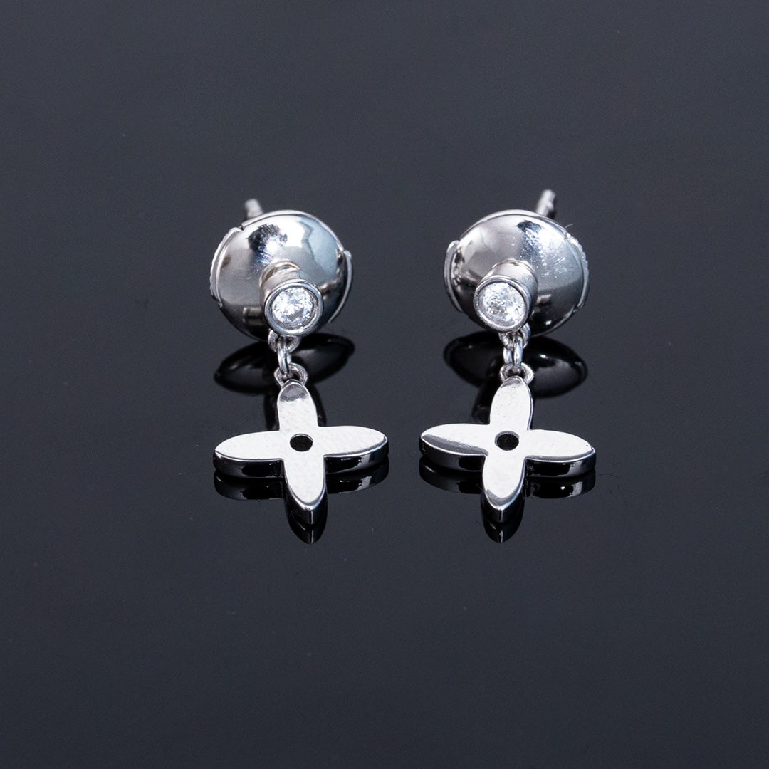 [⭐Glow]VIDYLLE SILVER DIAMOND MINI DROP EARRINGS