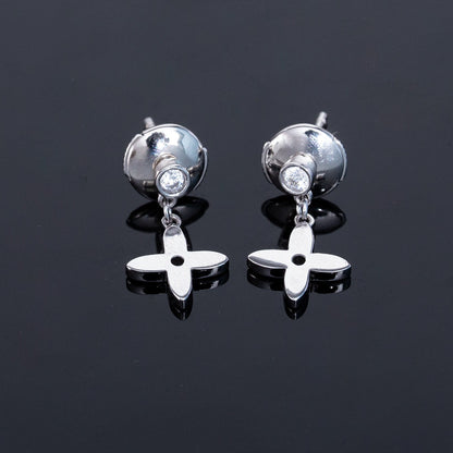 [⭐Glow]VIDYLLE SILVER DIAMOND MINI DROP EARRINGS