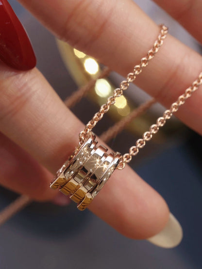 [⭐Glow]ZERO 1 PINK GOLD NECKLACE