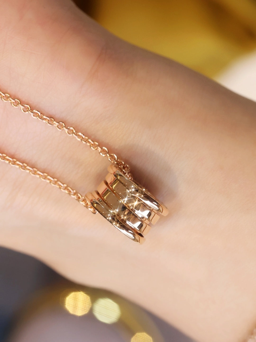[⭐Glow]ZERO 1 PINK GOLD NECKLACE