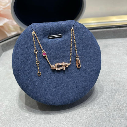 [⭐Glow]FORCE 10 DIAMOND CHAIN LINK PINK GOLD BRACELET