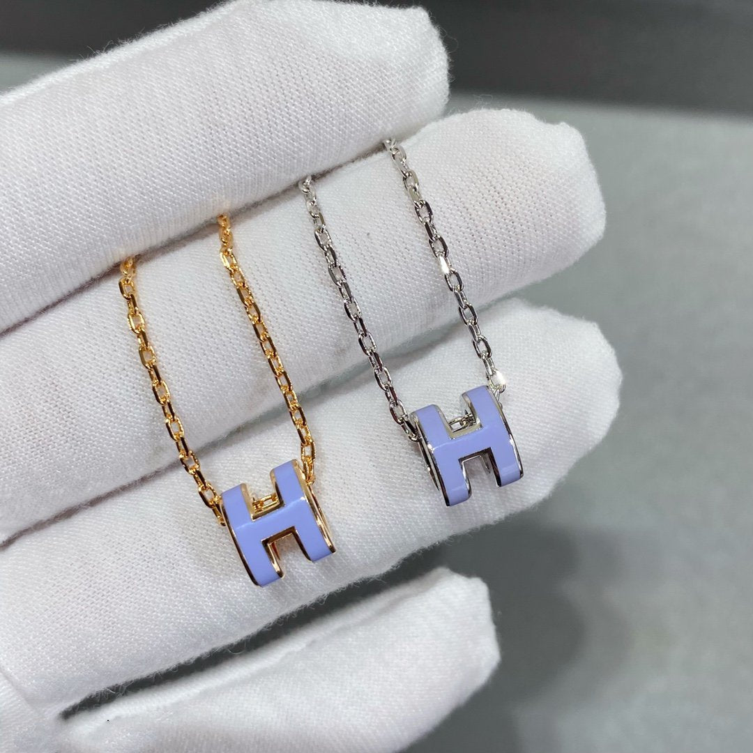 [⭐Glow]MINI POP H NECKLACE