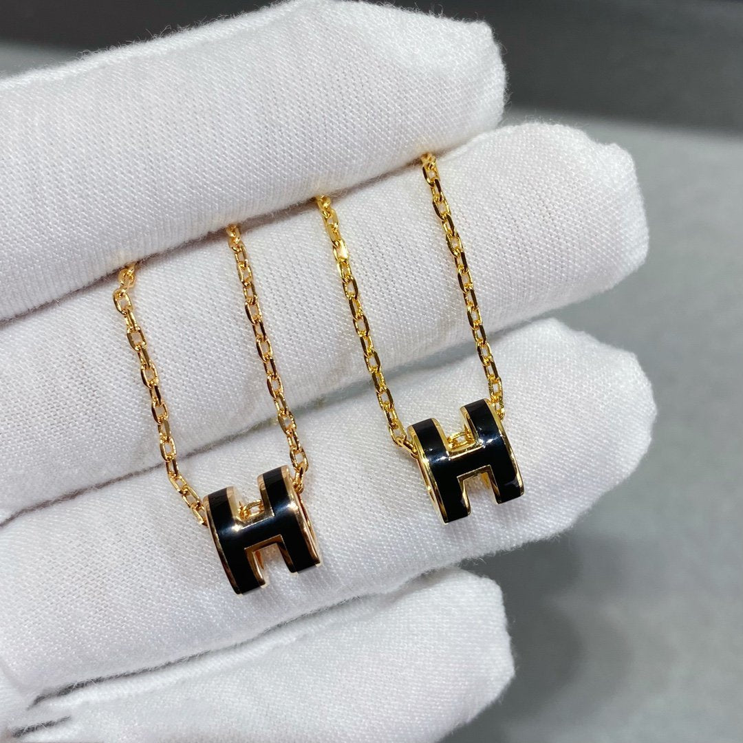 [⭐Glow]MINI POP H NECKLACE