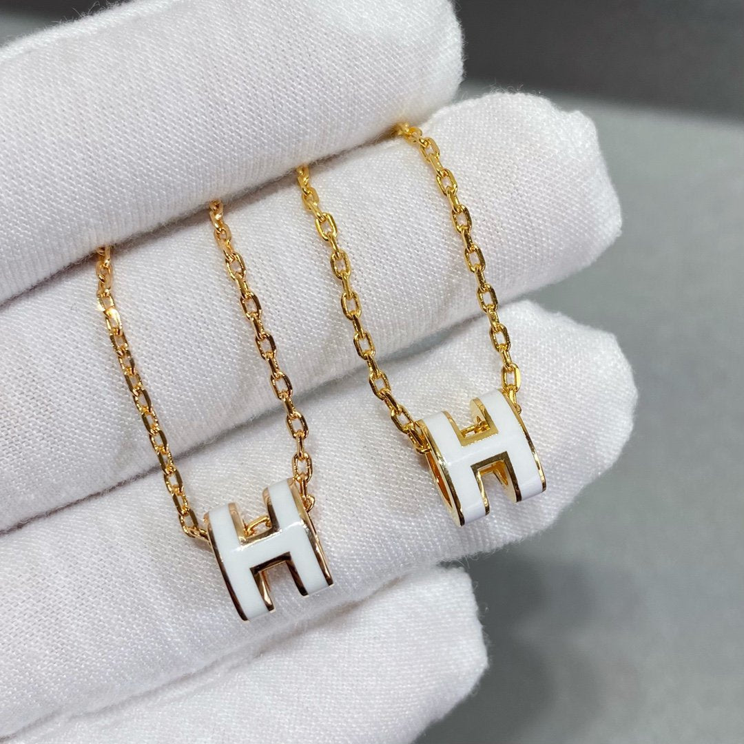 [⭐Glow]MINI POP H NECKLACE