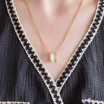 [⭐Glow]ZERO 1 DIAMOND CERAMIC NECKLACE