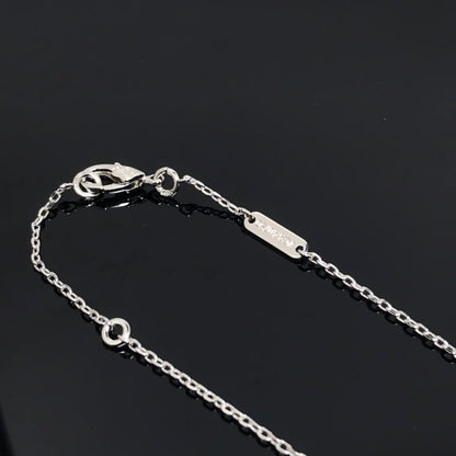 [⭐Glow]CLOVER PIETERSITE SILVER LONG NECKLACE