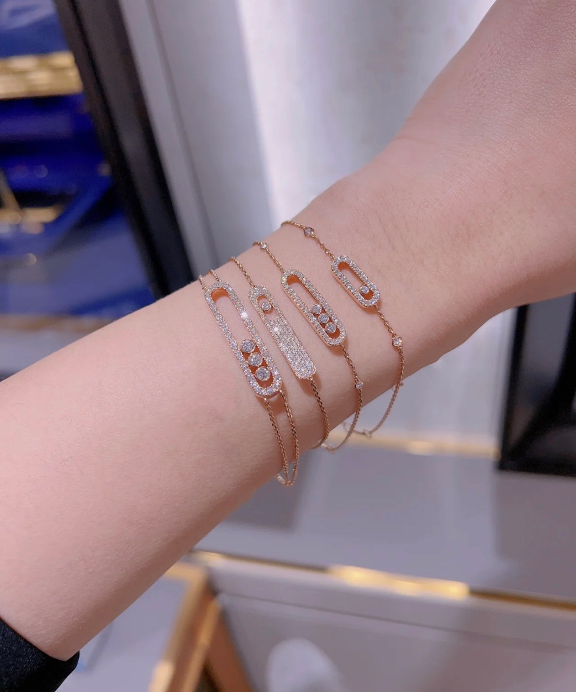 [⭐Glow]MOVE CLASSIQUE DIAMOND PAVED BRACELET