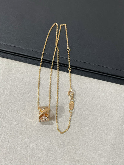 [⭐Glow]LIENS EVIDENCE DIAMOND PAVED NECKLACE