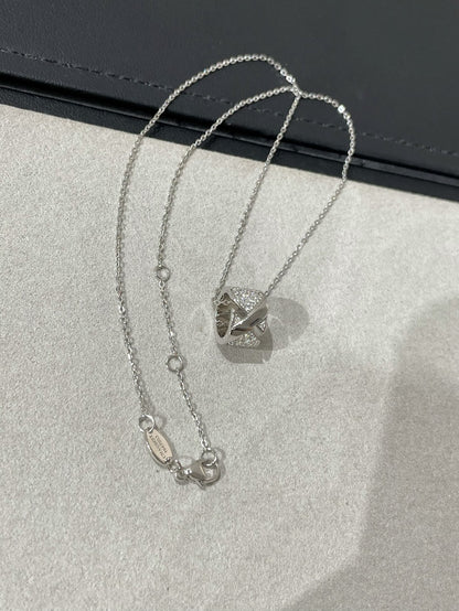 [⭐Glow]LIENS EVIDENCE DIAMOND PAVED NECKLACE