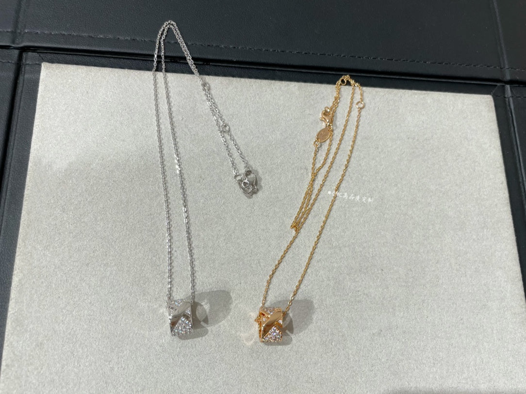 [⭐Glow]LIENS EVIDENCE DIAMOND PAVED NECKLACE