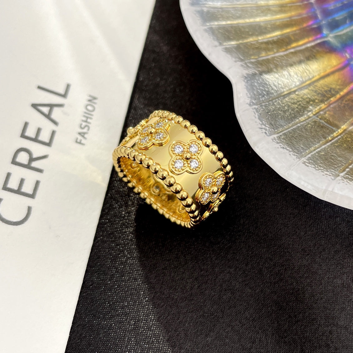 [⭐Glow]PERLEE DIAMOND LARGE RING