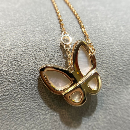[⭐Glow]BUTTERFLY MOP DIAMOND NECKLACE