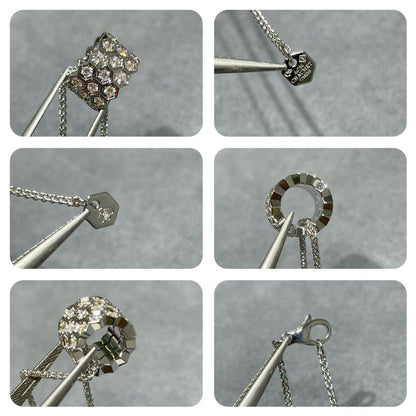 [⭐Glow]BEE LOVE DIAMOND PAVED 3 ROW NECKLACE