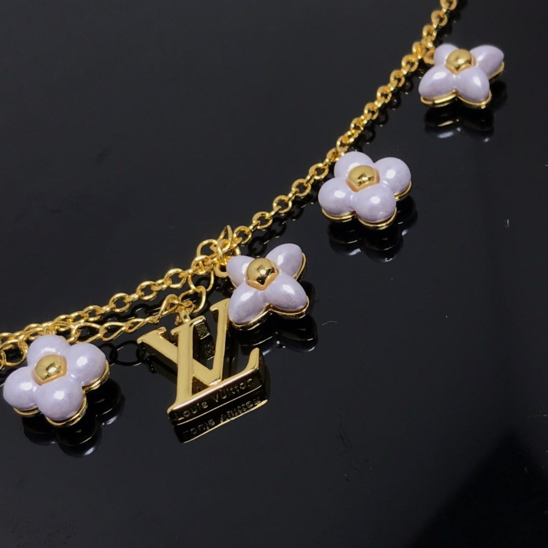 [⭐Glow]LOGO 6 MOTIF STAR AND SUN GOLD BRACELET