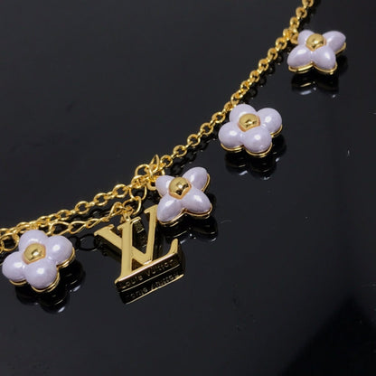 [⭐Glow]LOGO 6 MOTIF STAR AND SUN GOLD BRACELET