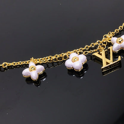 [⭐Glow]LOGO 6 MOTIF STAR AND SUN GOLD BRACELET