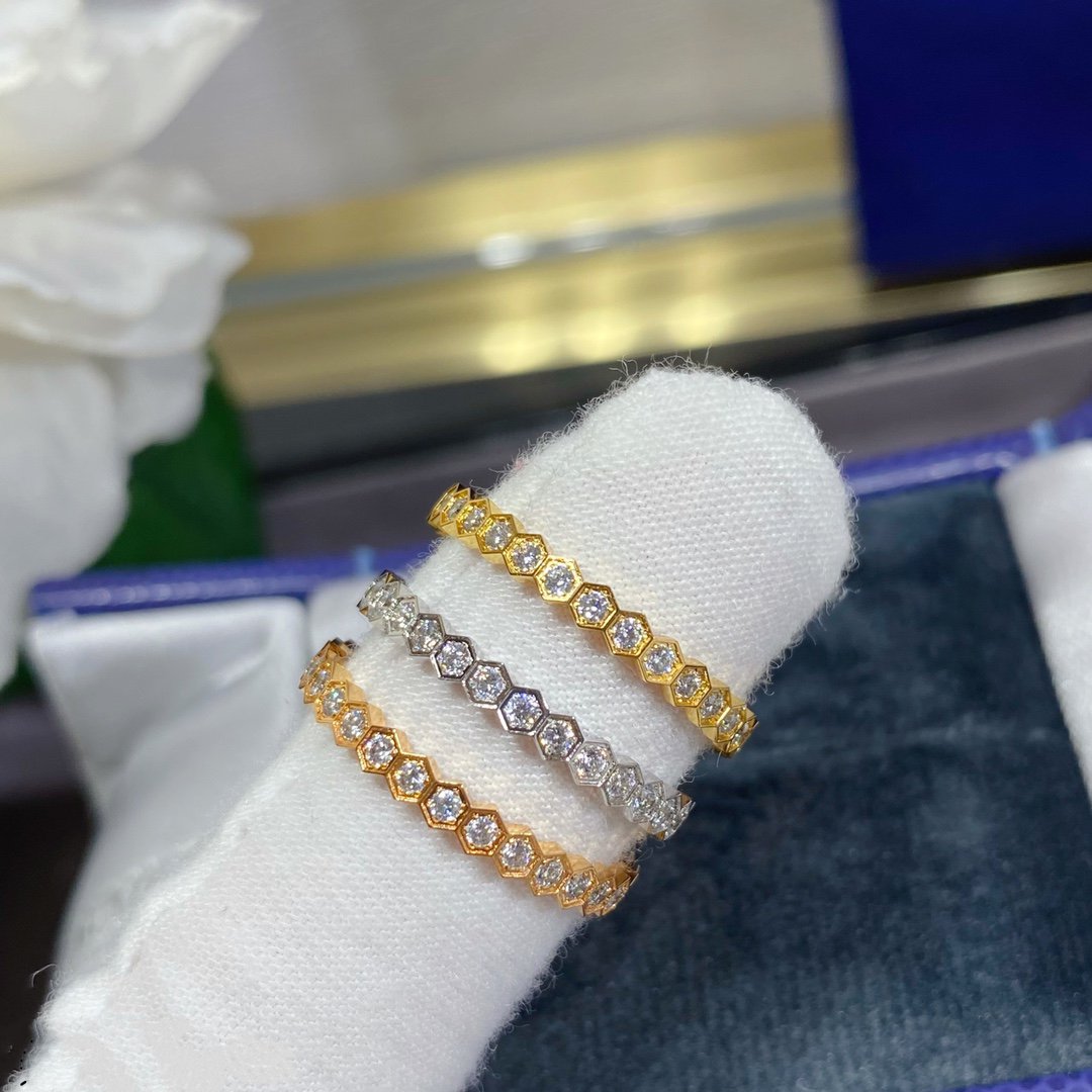 [⭐Glow]BEE LOVE DIAMOND PAVED SMALL RING
