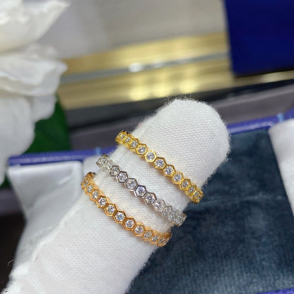 [⭐Glow]BEE LOVE DIAMOND PAVED SMALL RING