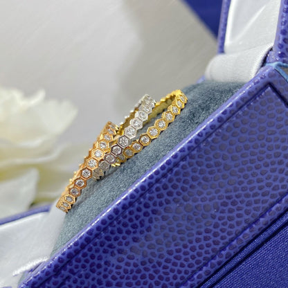 [⭐Glow]BEE LOVE DIAMOND PAVED SMALL RING
