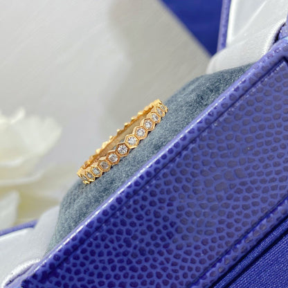 [⭐Glow]BEE LOVE DIAMOND PAVED SMALL RING