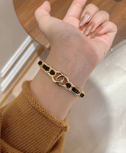 [⭐Glow]Double C Open Bangle