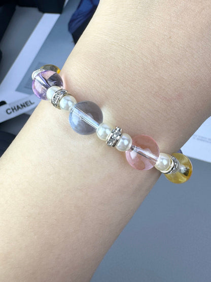 [⭐Glow]Colorful Transparent Resin Bracelet