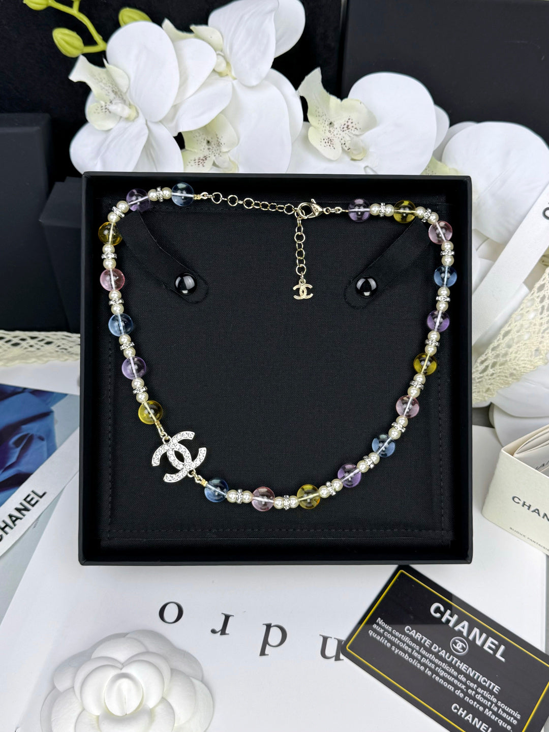 [⭐Glow]26C New Spring Collection Colorful Transparent Resin Necklace