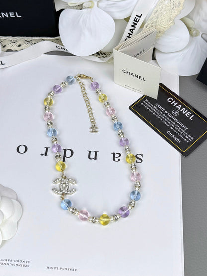 [⭐Glow]26C New Spring Collection Colorful Transparent Resin Necklace